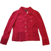 Deep Red Corduroy Jacket (XL)