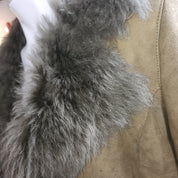 Sage Fur-lined Coat (L/XL)
