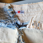 Acid Wash Mini Shorts (L)