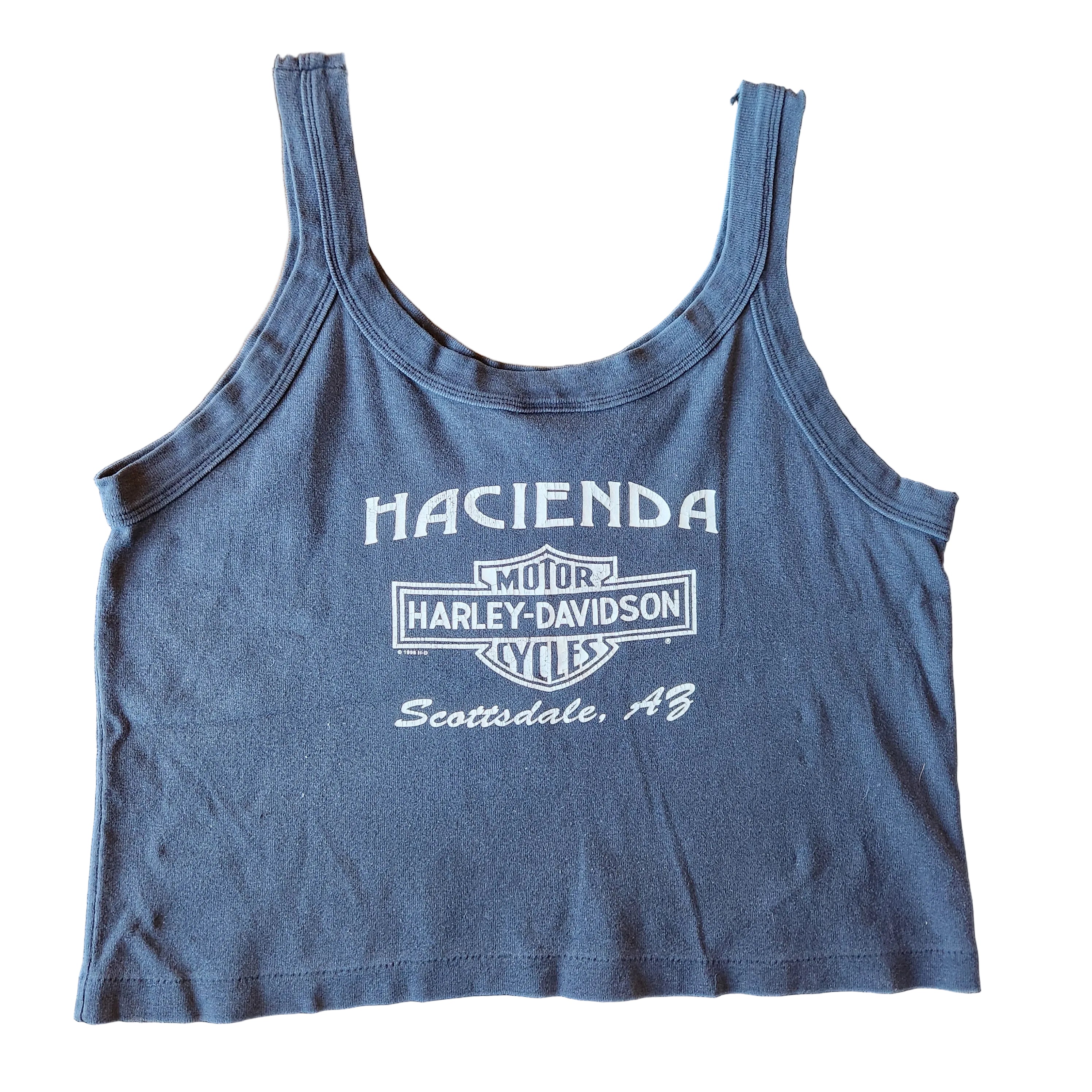 Harley Davidson Black Crop Tank (L)