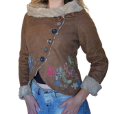 Desigual Button Up Coat (M)