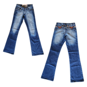 Bedazzled Butterfly Dark Wash Jeans (S)