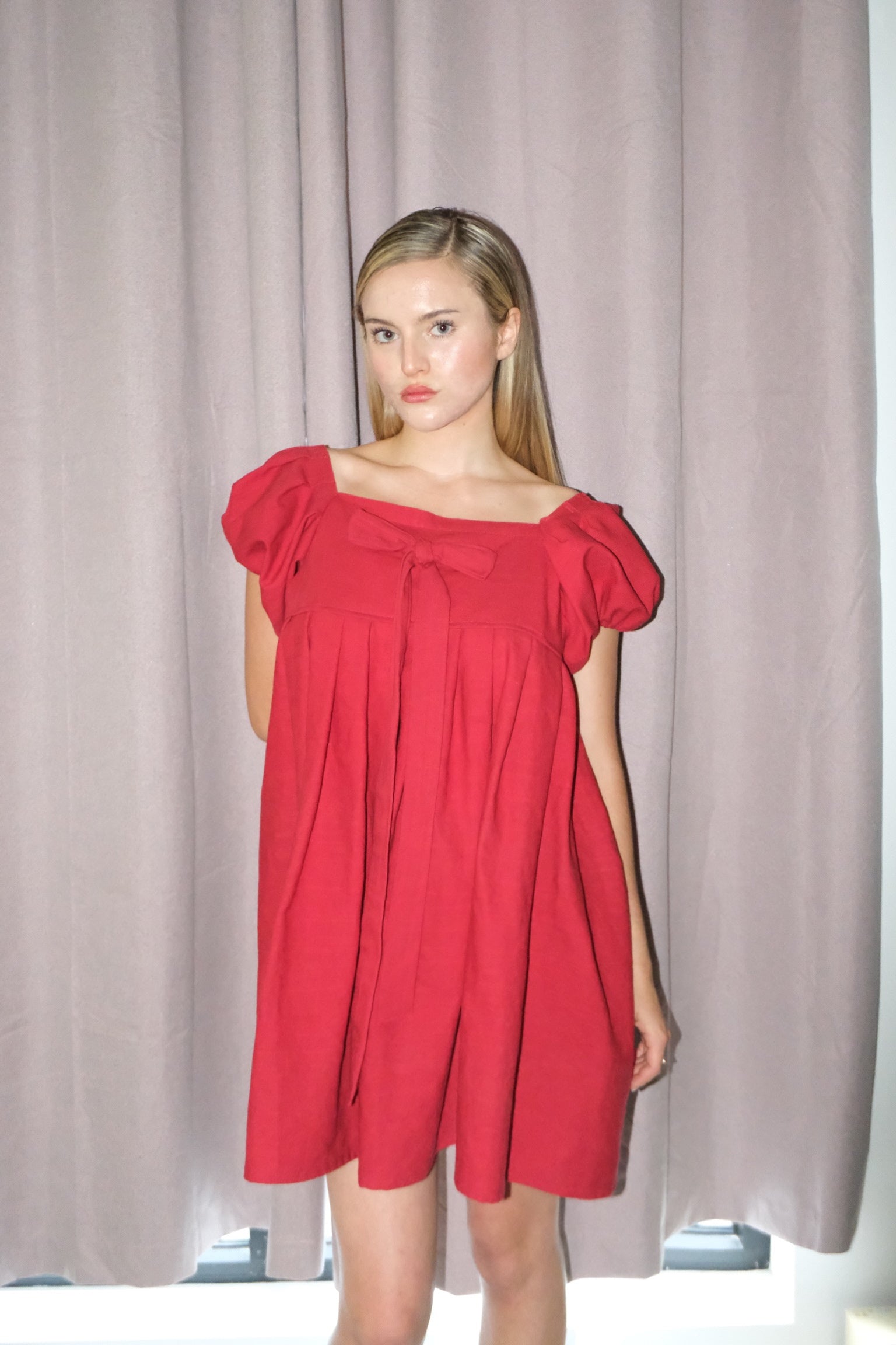 Cherry Princess Babydoll Mini Dress
