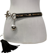 Rockstar Cheetah Chain Belt