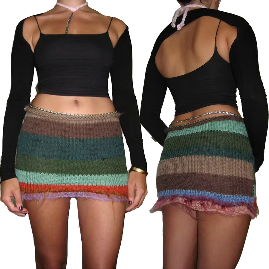 Fur Trim Skirt- Siren (XS-2XL) (Copy)