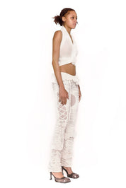 Threads Of Desire Pants in White (XS-XL)