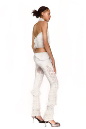 Threads Of Desire Pants in White (XS-XL)