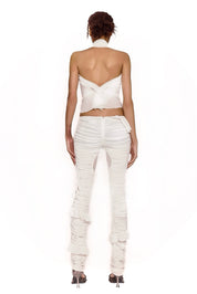 Threads Of Desire Pants in White (XS-XL)