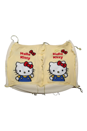 Yellow Butter Cream Mini Skirt ᧔•᧓