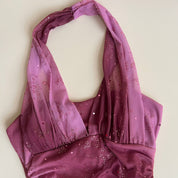 Vintage amethyst prom dress (M)