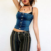 Denim Bongo Tube Top