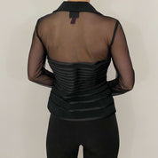 mesh blouse - size 8