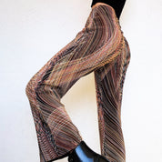 Spirograph Flare Pants