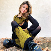 Handmade Shrug Top & Boot Cover Set