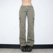 Baggy Khaki Cargo Pants (Medium)