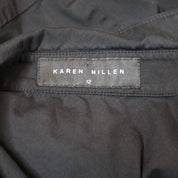 Vintage Y2K Karen Millen Black Blouse (Medium)