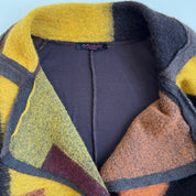Vintage 90s Italian patchwork cardigan - M/L