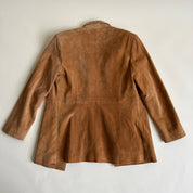 Vintage 90s suede jacket + pant set - M