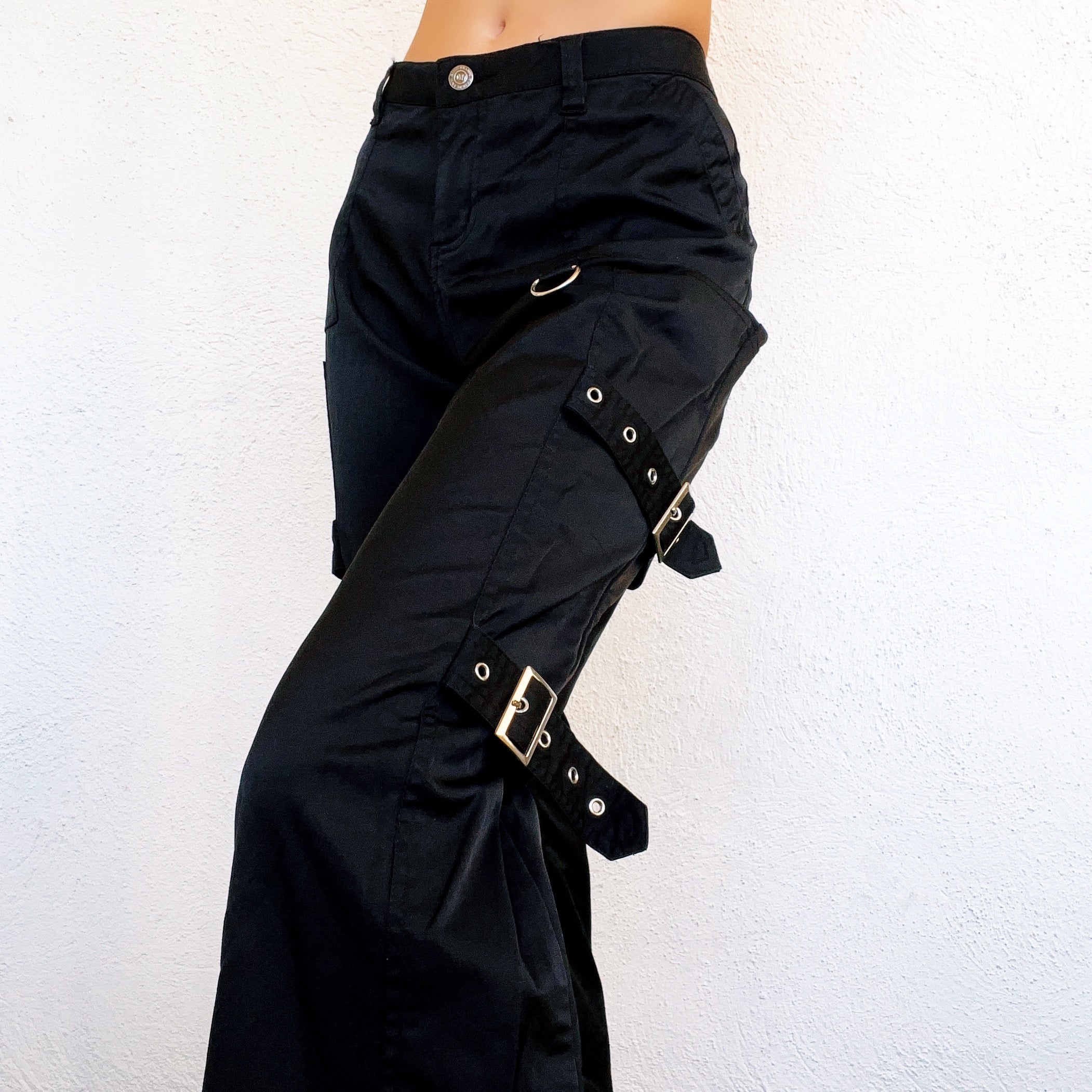 Black Bondage Pants