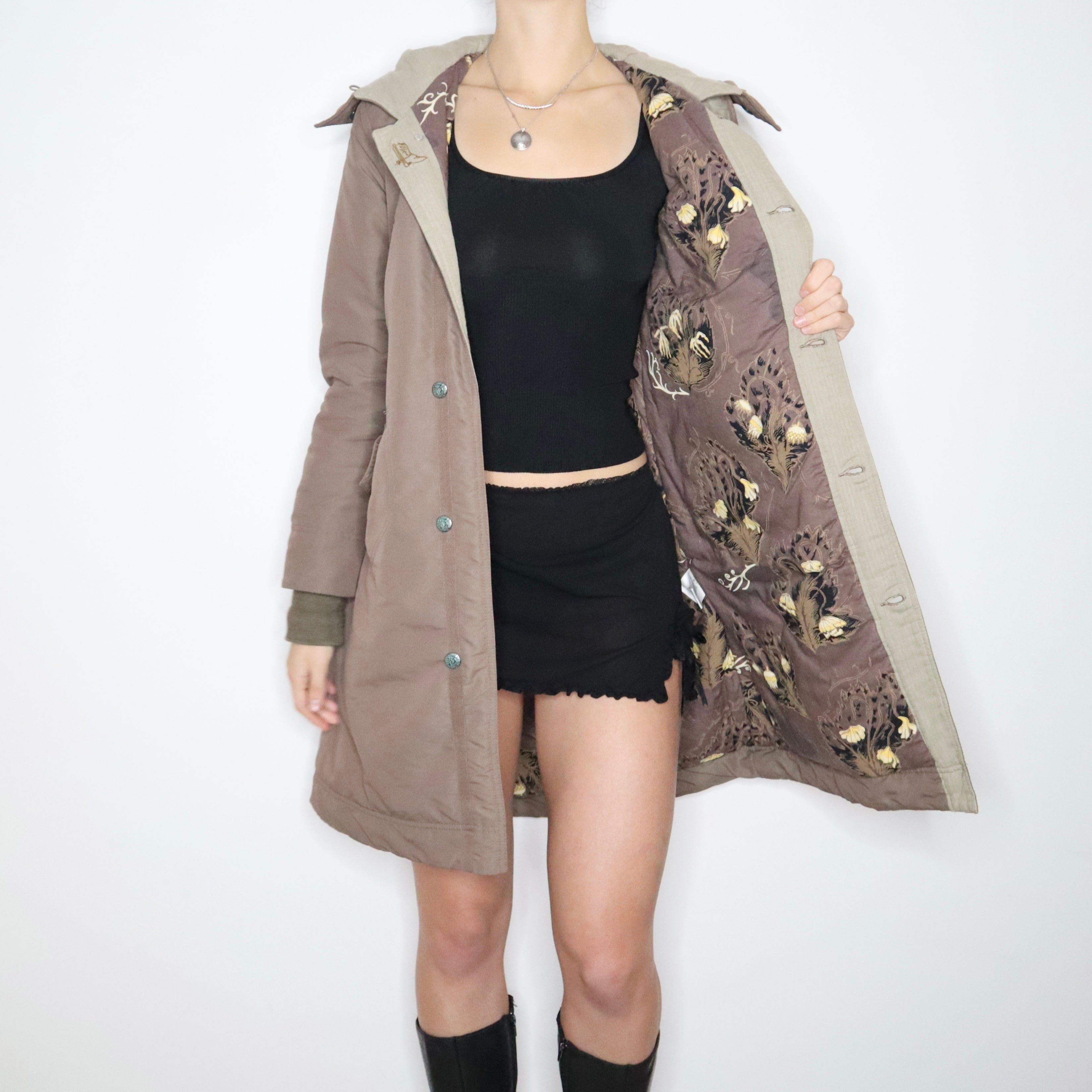 Y2K DIESEL Parka Coat (S)