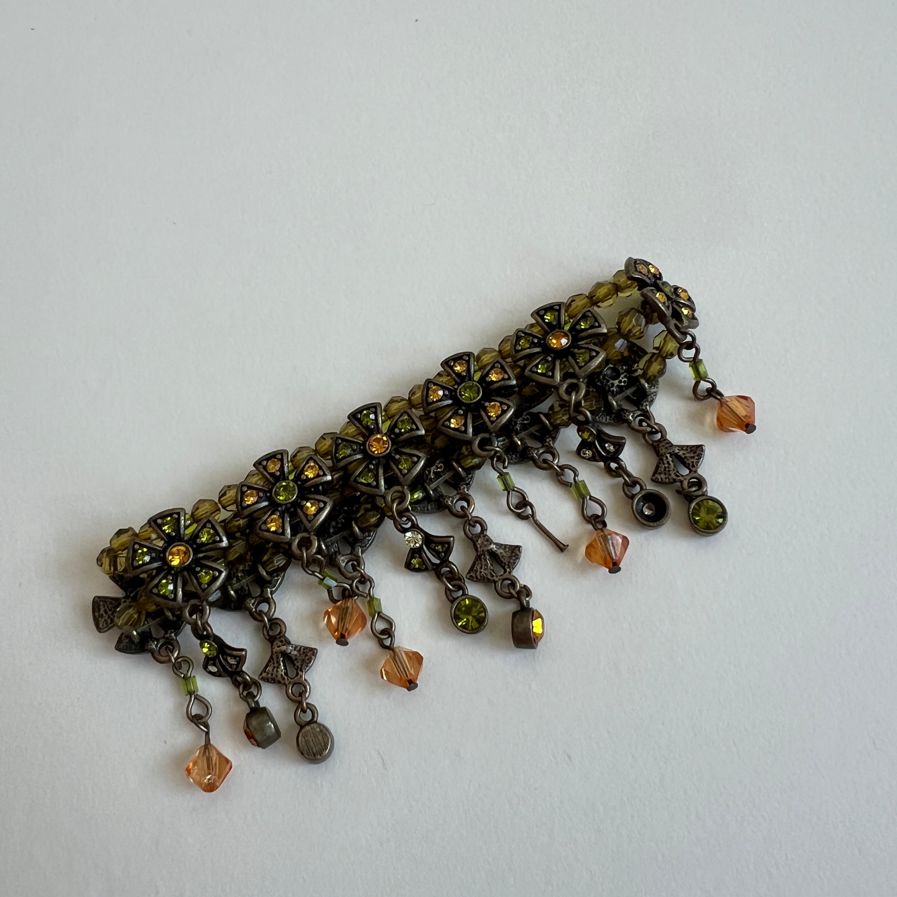 Fairy gem & beaded bracelet