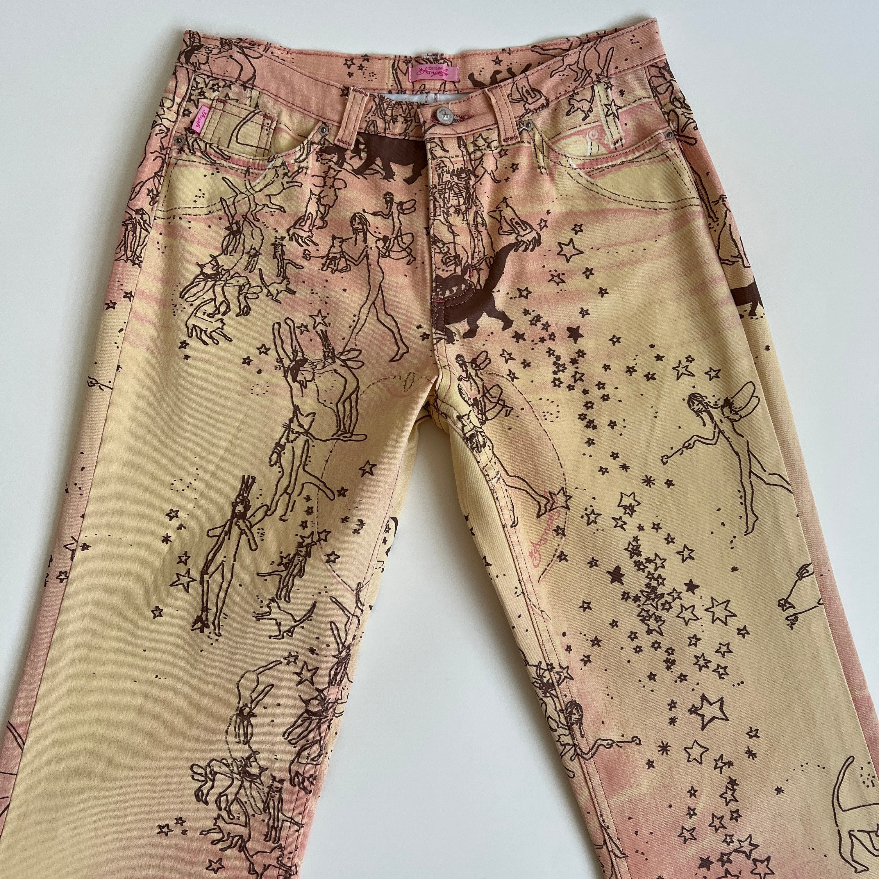 Roberto Cavalli fairy + cat pant (M)