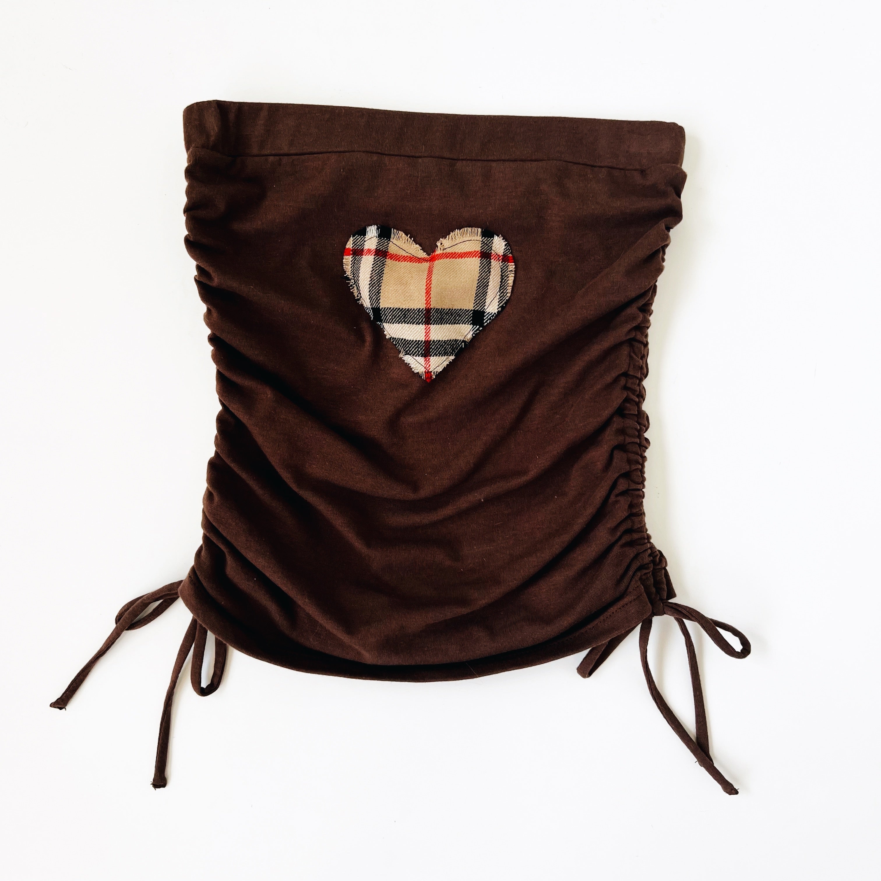 Reworked Heart Tube Top