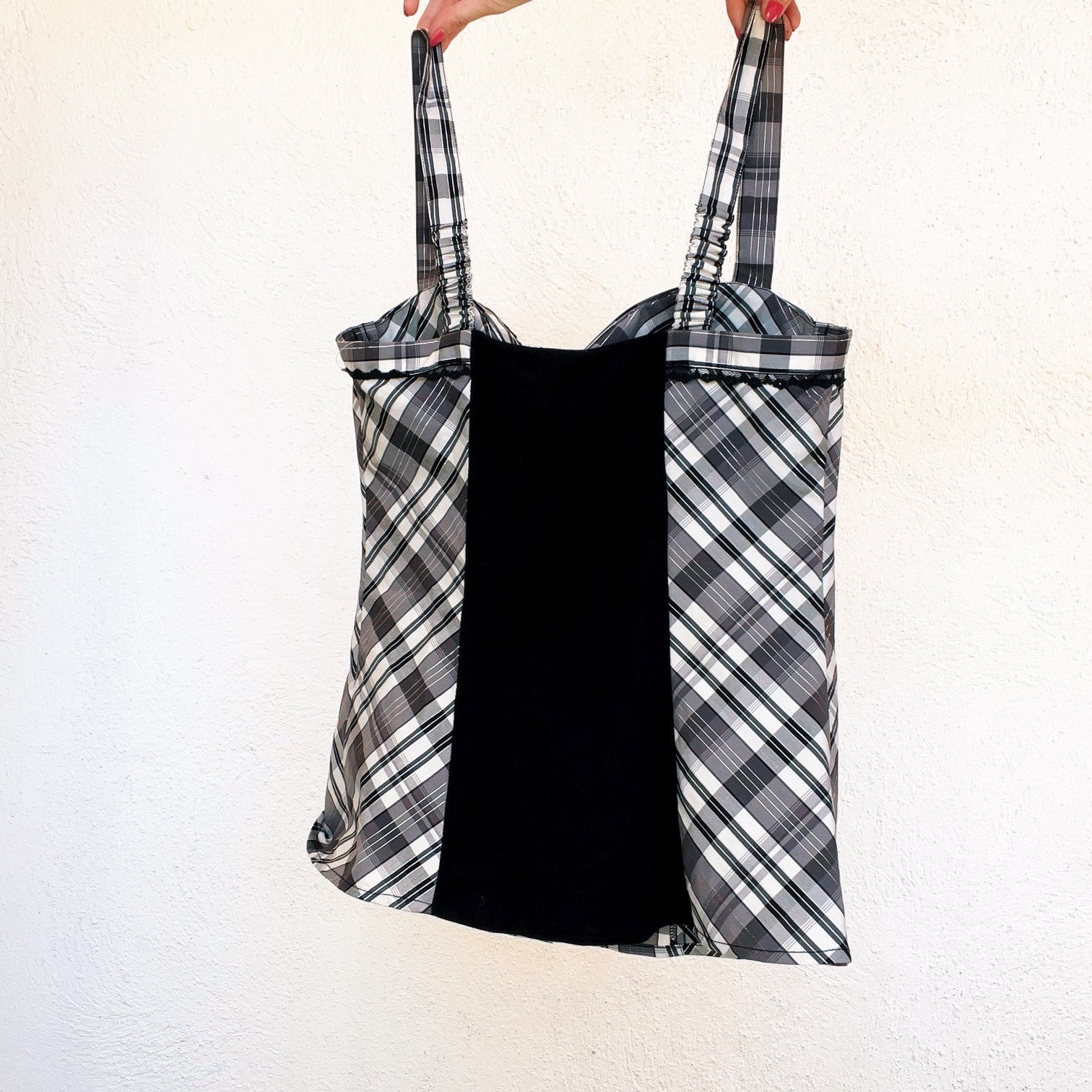 Guess Plaid Bustier