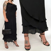 flirty silk dress - size l