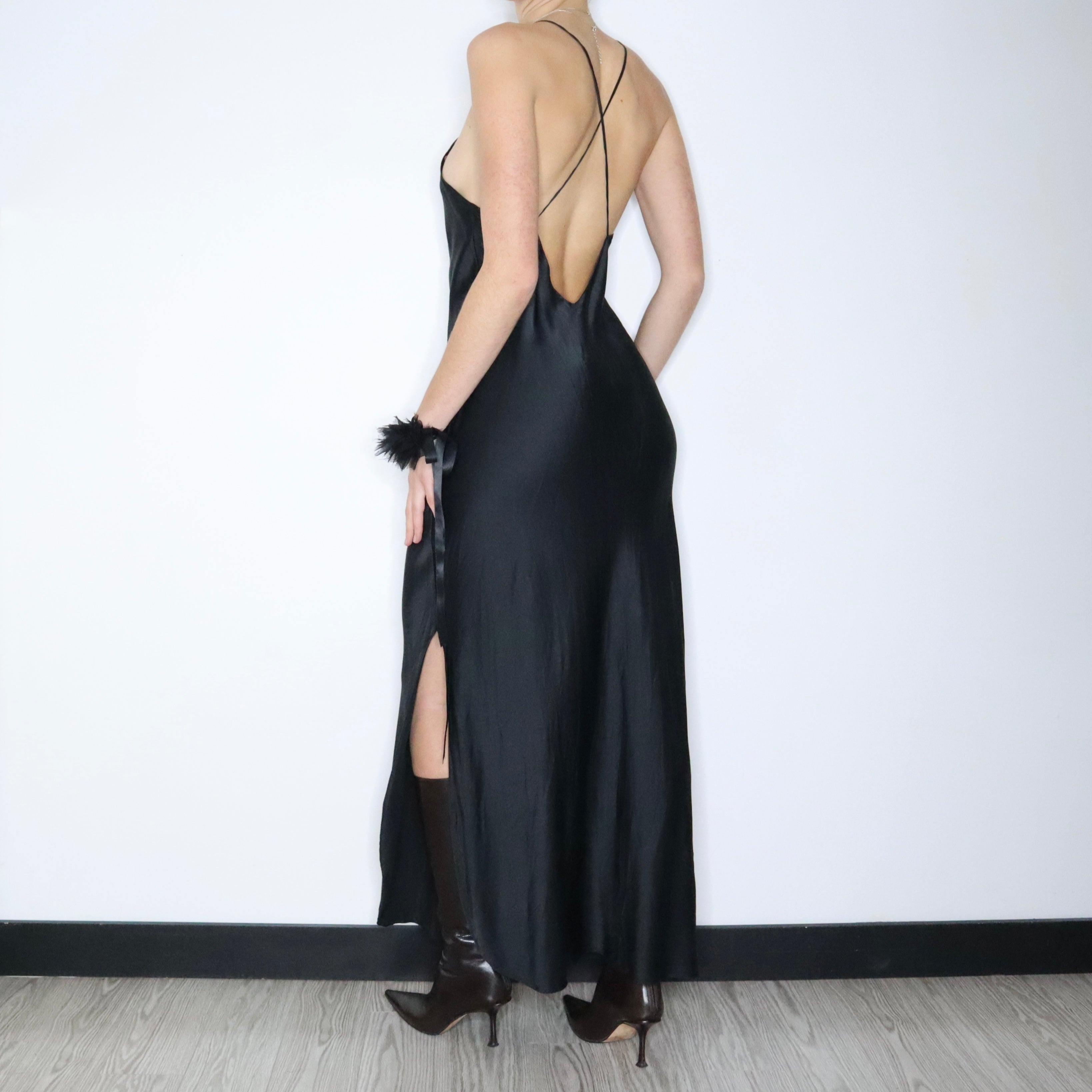 navy blue dress for baby girl The Slinky, Sexy 90s Cocktail Dress Loved By Carrie Bradshaw Is Back. The 9  Best To Shop Now main image 0