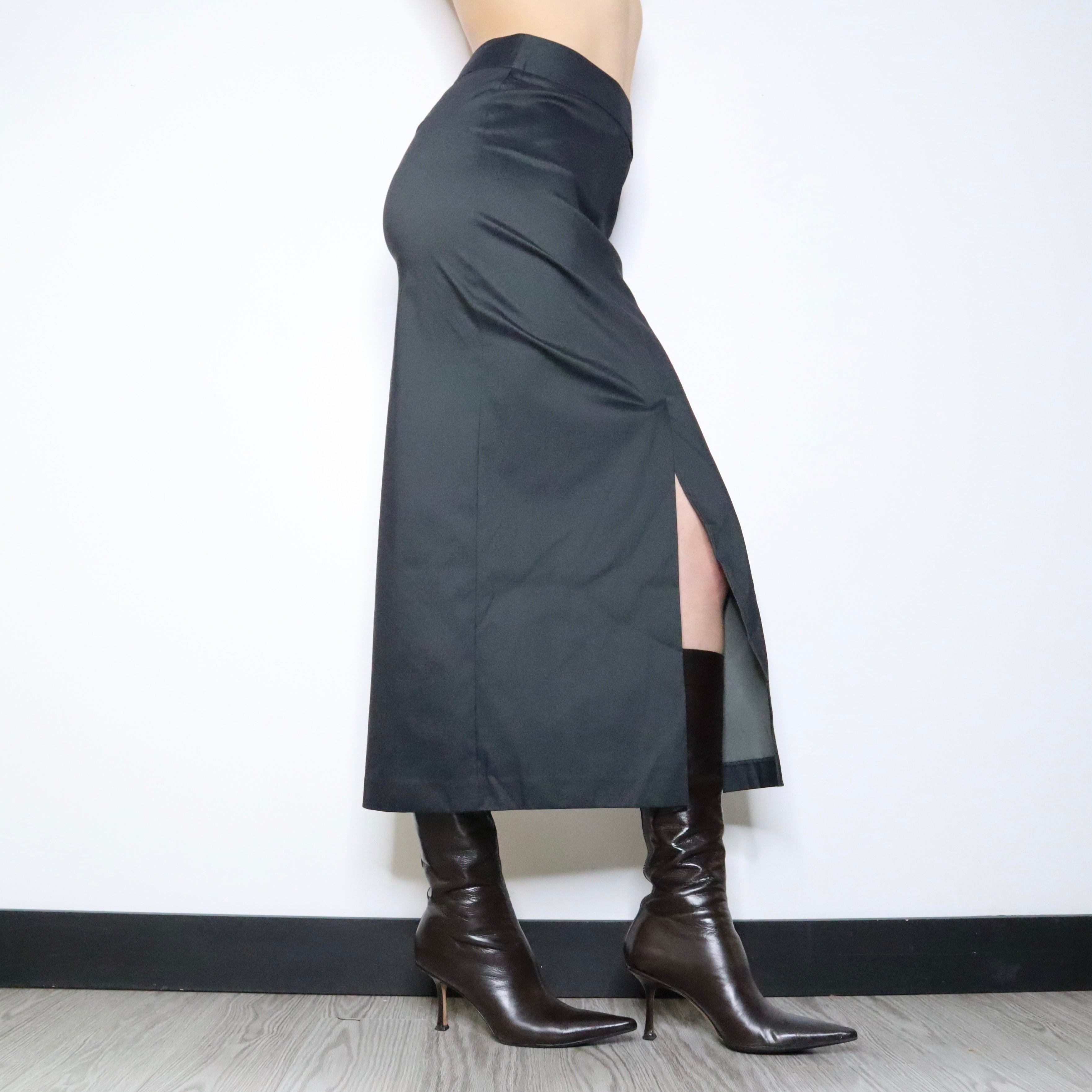 90s Slit Maxi Skirt (S)