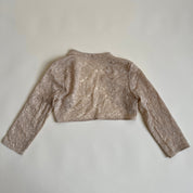 Beige lace bolero (L)