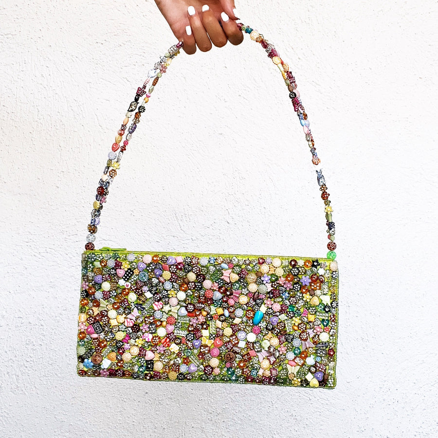 Vintage Bead Soup Purse