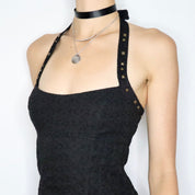 Vintage Y2K Karen Millen Bustier Halter Top (S-M)