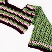 Berry Matcha Crochet Sweater
