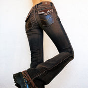 Funky Western Jeans
