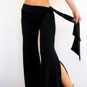 Vintage Stretchy Black Flare Pants