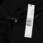 Vintage Y2K Elie Tahari Black Silk Babydoll Blouse (XS)
