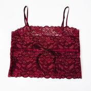 Burgundy Lace Cami