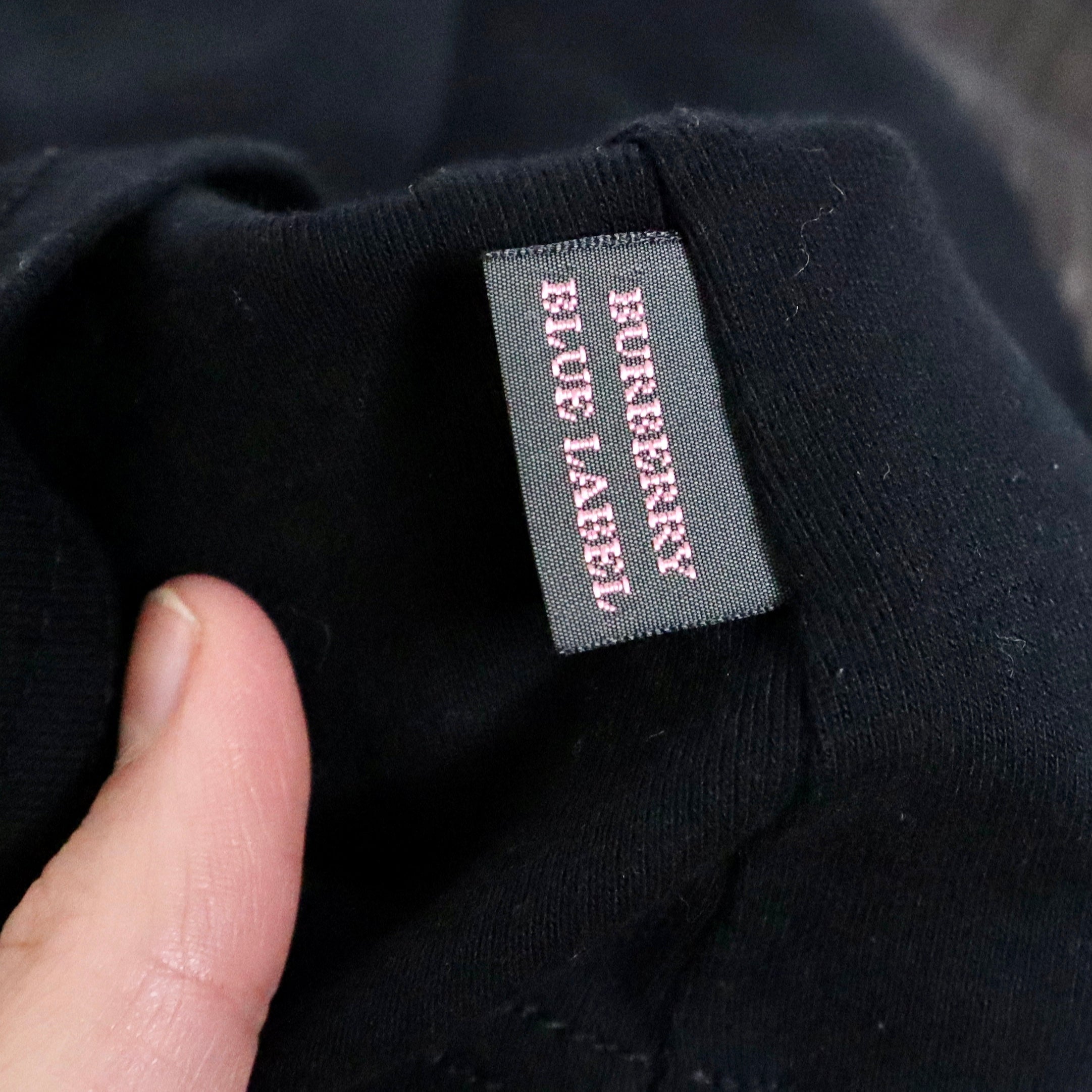 Y2K BURBERRY Black Blouse (S)