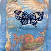 butterfly tattoo thermal - extra small