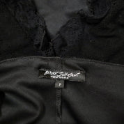 90s BETSEY JOHNSON Black Lace Dress (S)