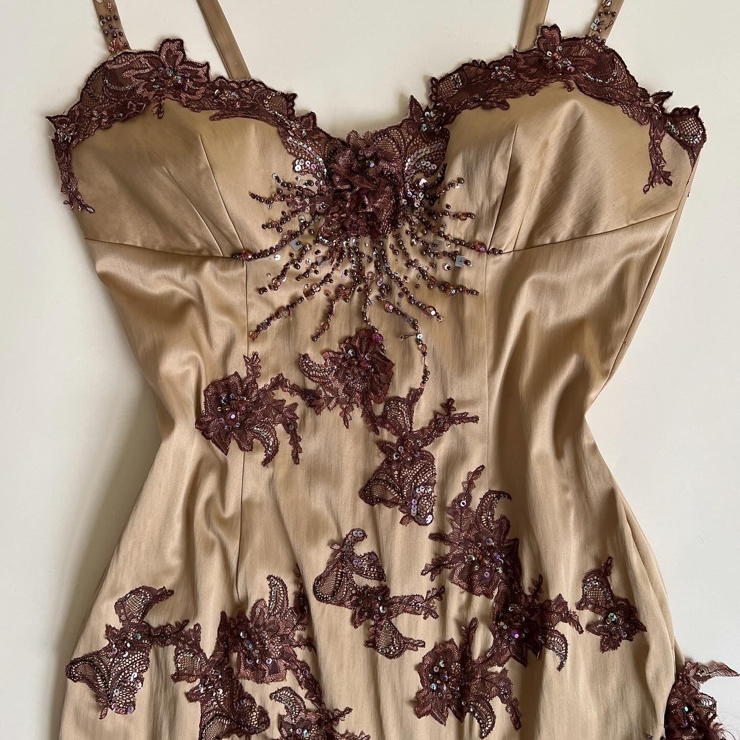 00s designer boho fairy formal dress (XL)