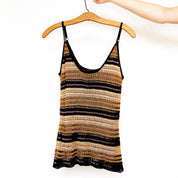 Heavily Beaded Crochet Tank