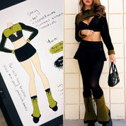 Handmade Shrug Top & Boot Cover Set