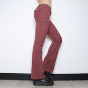 D&G Burgundy Flare Pants (Small)