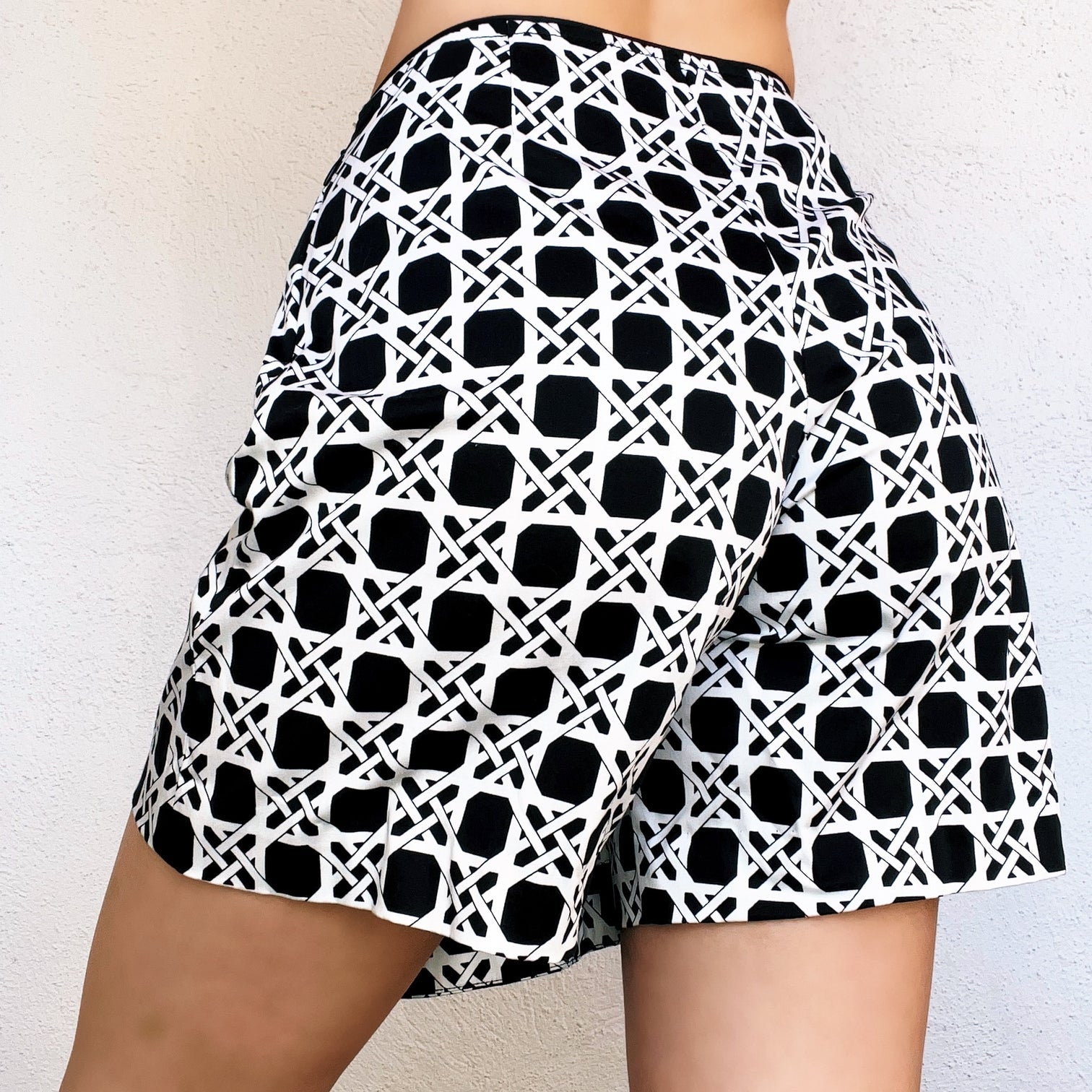 Black & White Mini Skort