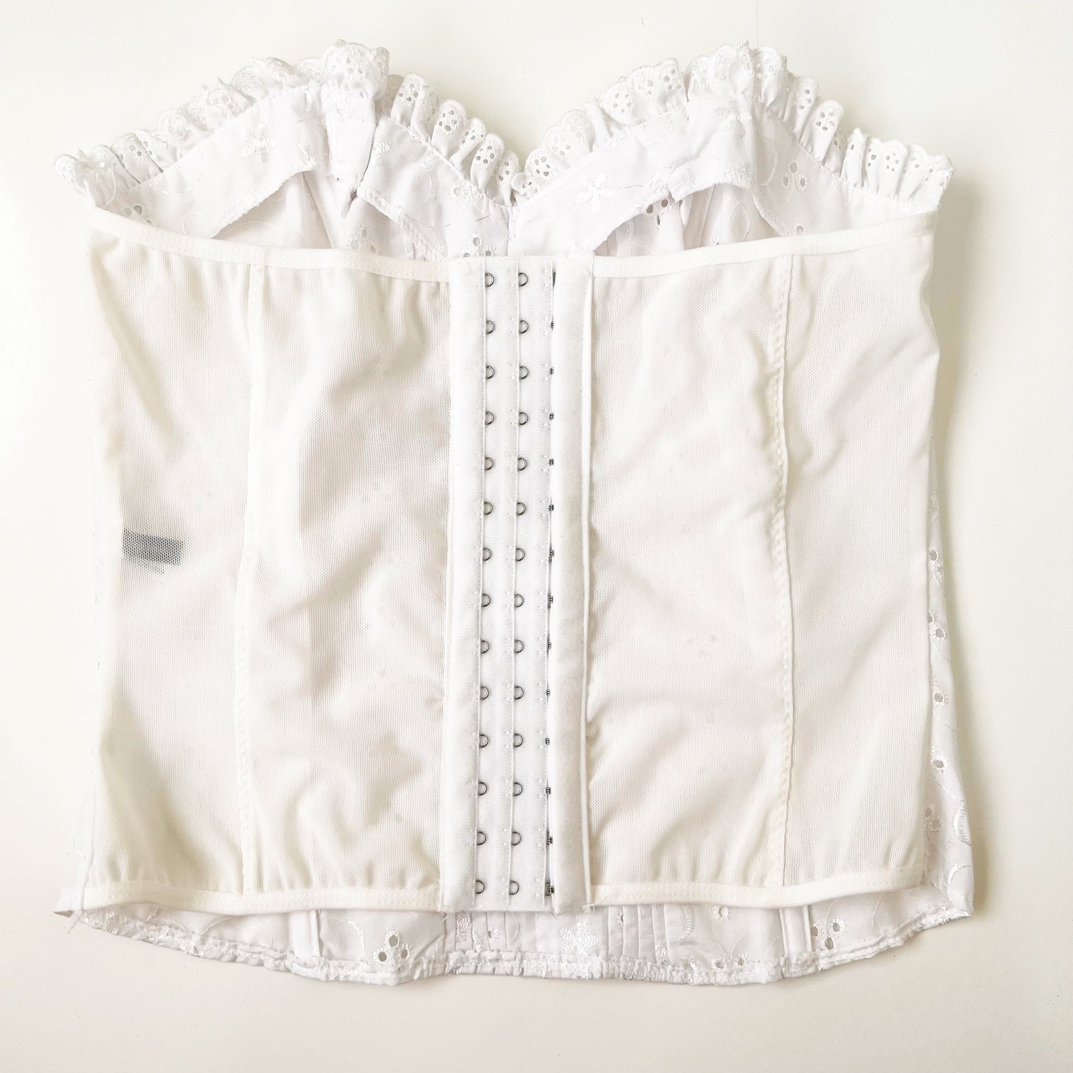 Lacy Eyelet Corset Top