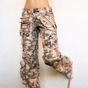 Pink & Khaki Camo Cargo Pants