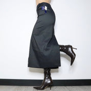 90s Slit Maxi Skirt (S)